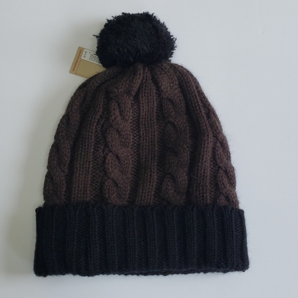 🎁 🛍3/$30🛍Levi's Cable Knit Beanie with Pompom - Picture 3 of 5